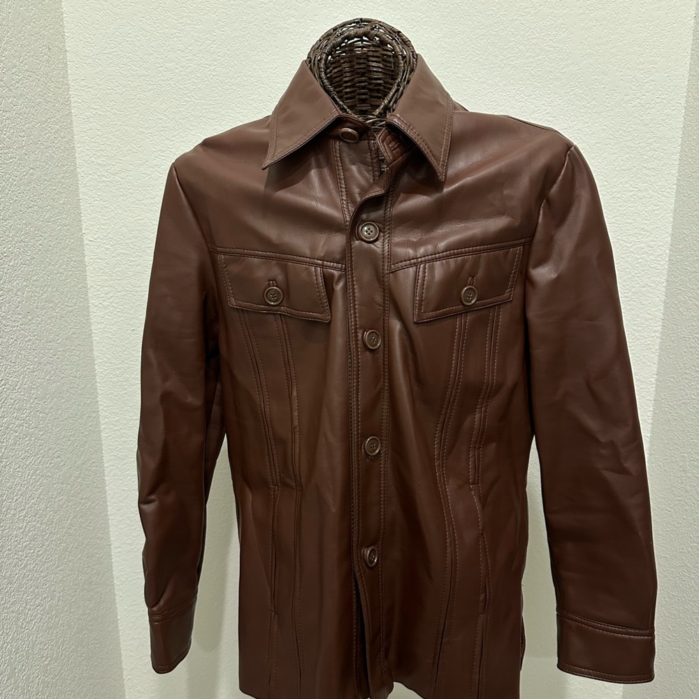 Men's Brown Leather Jacket